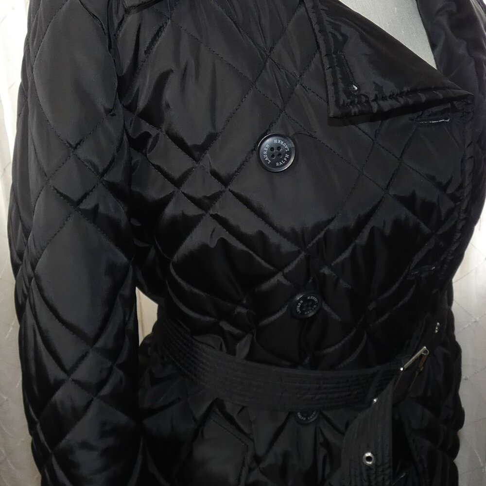 Black Ralph Puffer Jacket - Picture 3 of 8